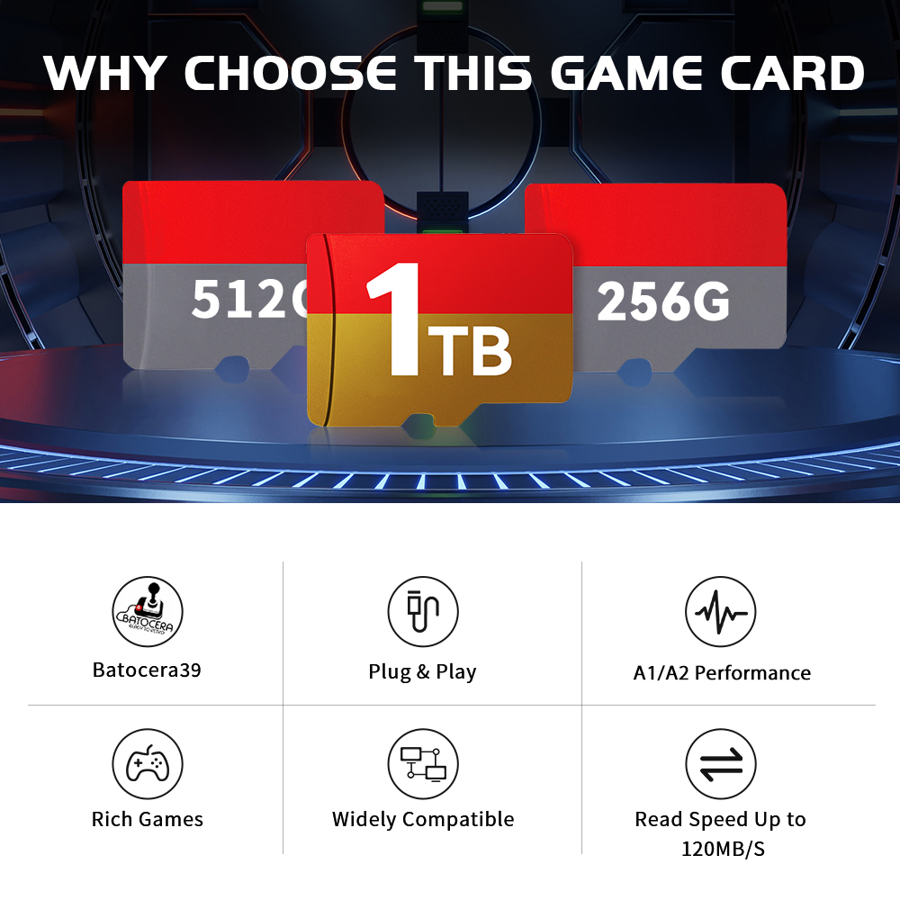 1TB Latest Batocera 39 OS TF G - Board Game Steam 评论和价格