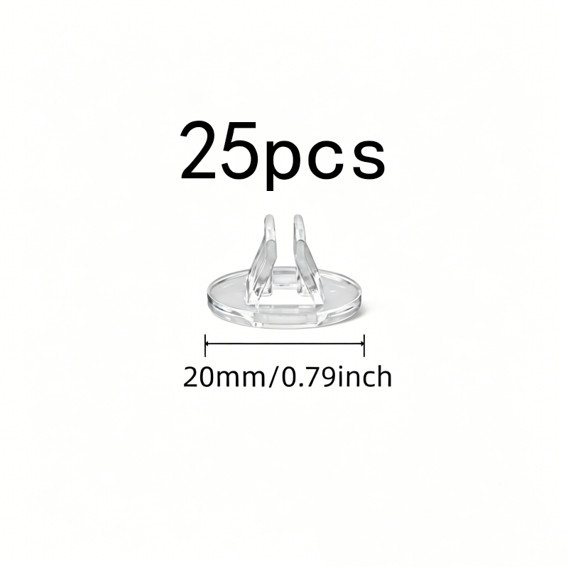 25 pcs Clear Display Clips, Co - Board Game With Chips 评论和价格