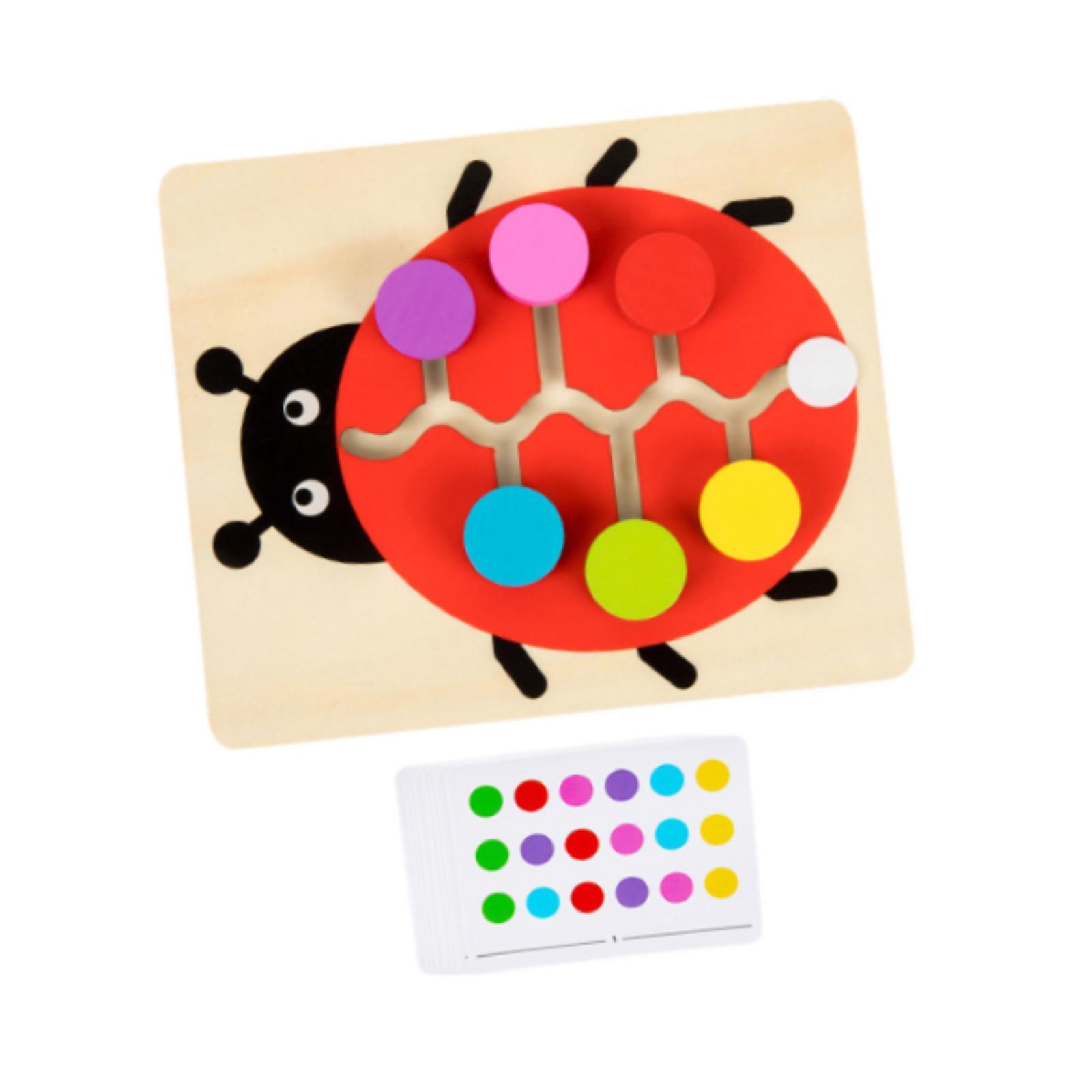 Wood Color Matching Slide Puzz - Strategy Board Game 评论和价格
