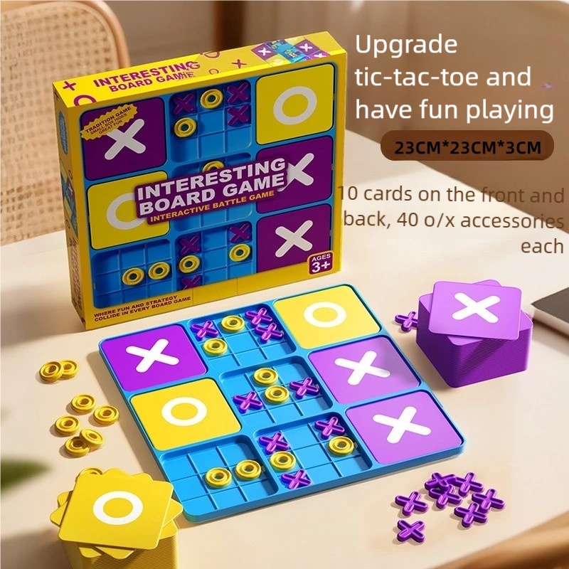 A Nine-Square Xo Tic-Tac-Toe B - Board Game Live 评论和价格
