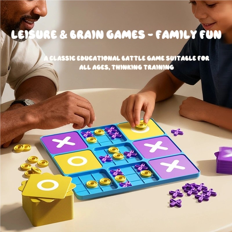 A Nine-Square Xo Tic-Tac-Toe B - Board Game Live 评论和价格