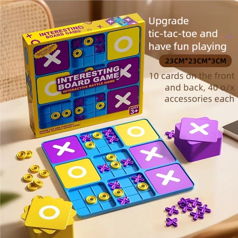 A Nine-Square Xo Tic-Tac-Toe B - Board Game Live 评论和价格