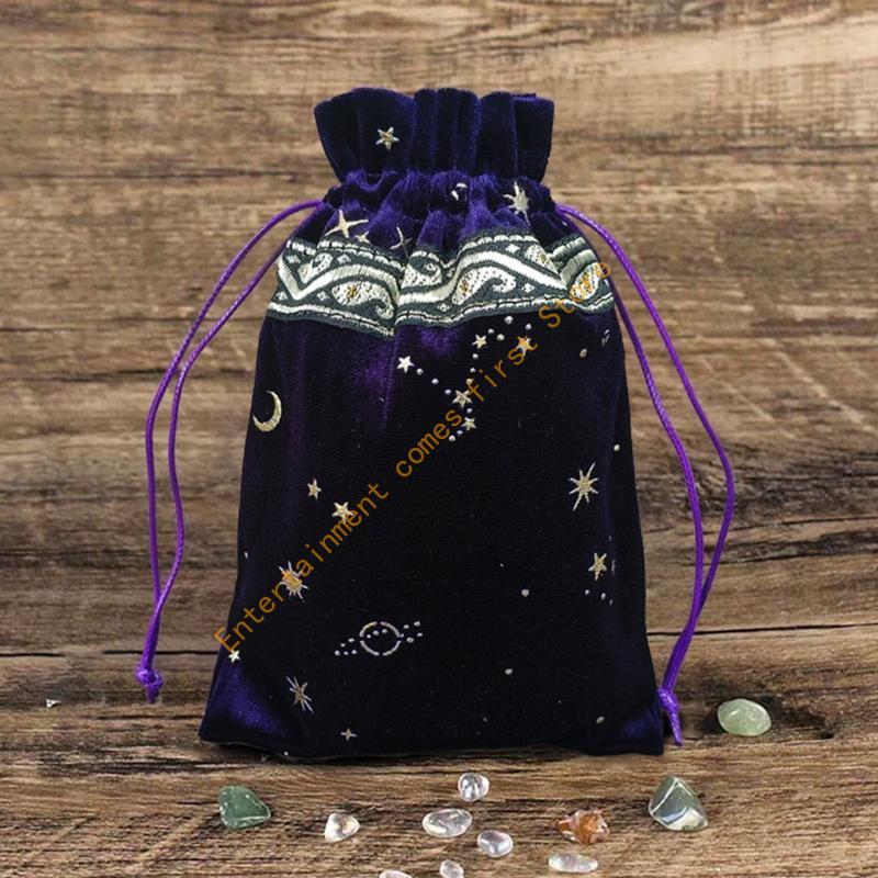 Flannel Tarot Bag Dices Drawst - Board Game Store 评论和价格