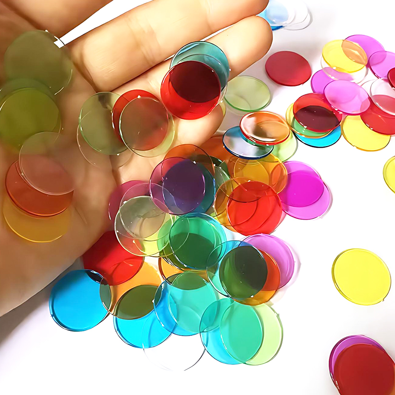100/200PCS 19mm Round Count Ch - Board Game With Chips 评论和价格