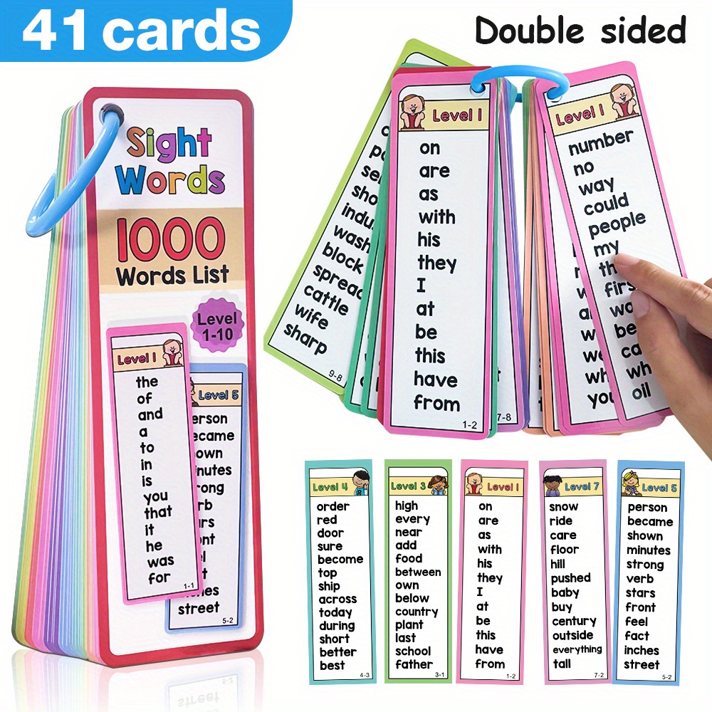 1000 Sight Words Flash Cards f - Board Game Simple 评论和价格