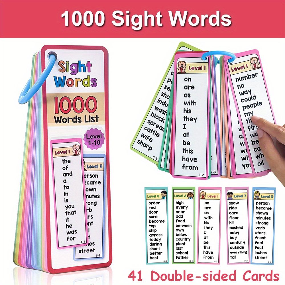 1000 Sight Words Flash Cards f - Board Game Simple 评论和价格