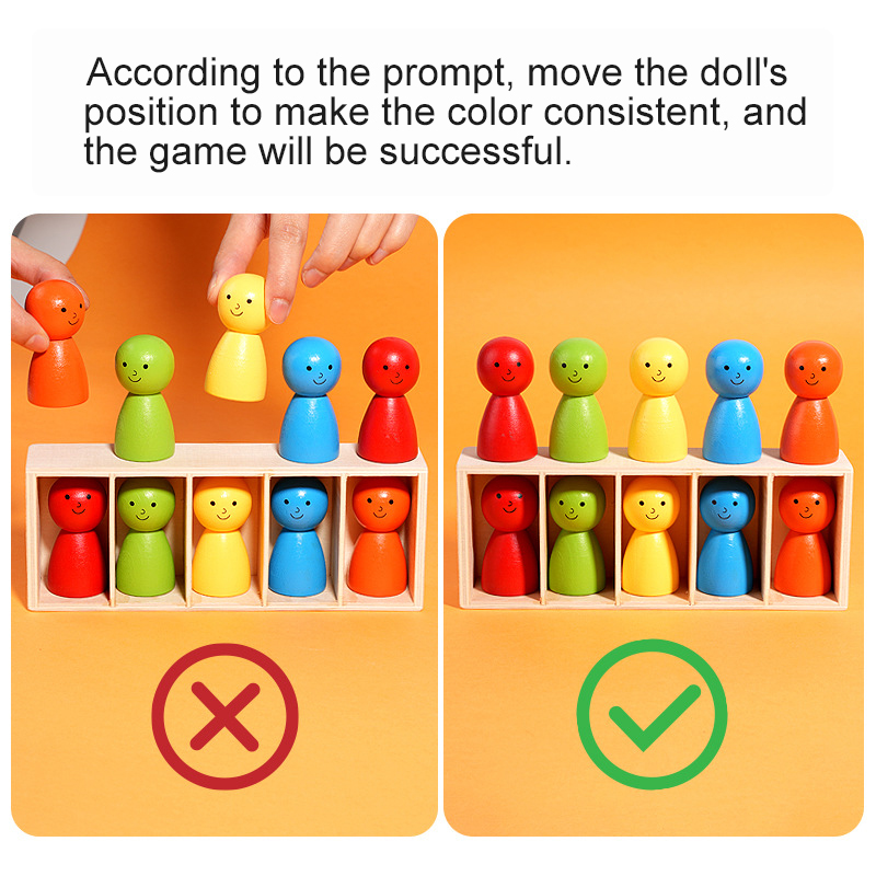 Guessing Colors Doll Color Mat - Board Game Multiplayer 评论和价格