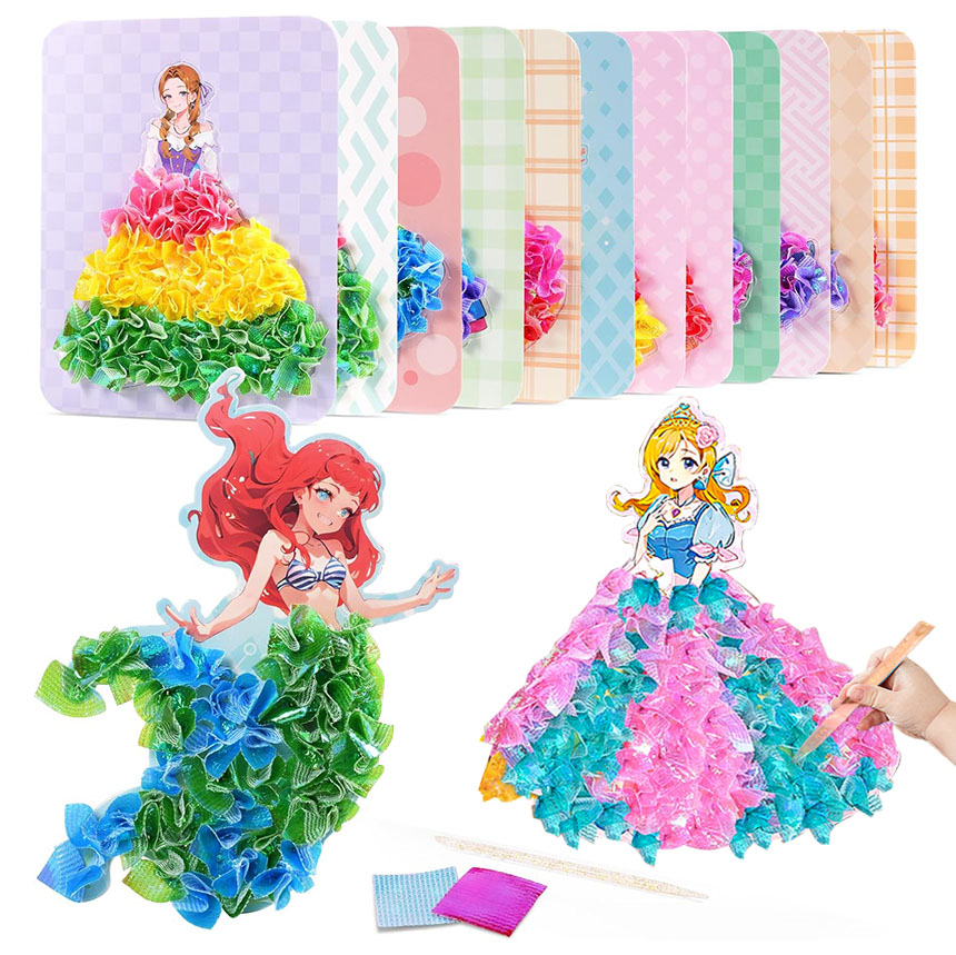 3-12pcs Sticker Cards Fabric A - Board Game Simple 评论和价格
