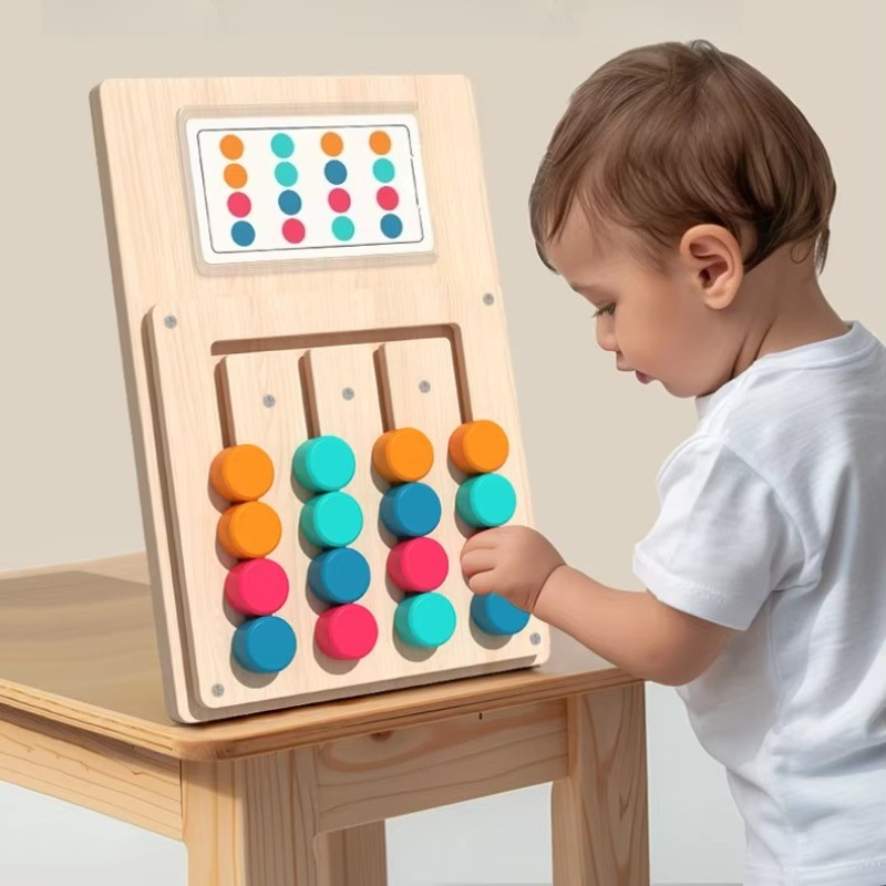 Kids Montessori Color Shape Ma - Board Game For Kids 评论和价格