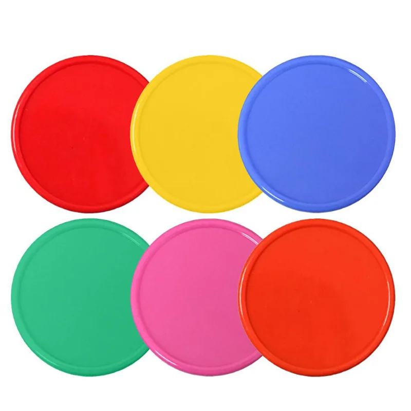 50Pcs/set Colored plastic coin - Board Game With Chips 评论和价格