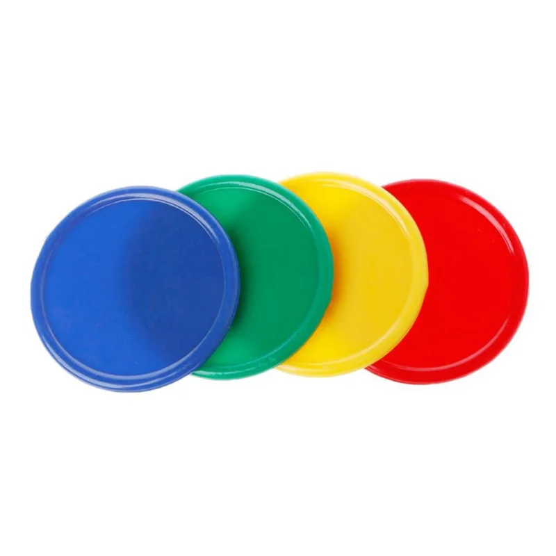50Pcs/set Colored plastic coin - Board Game With Chips 评论和价格